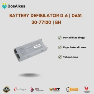 BATTERY DEFIBILATOR D-6 ( 0651-30-77120 ) BH