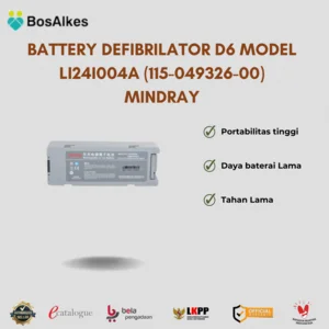 BATTERY DEFIBRILATOR D6 MODEL LI24I004A (115-049326-00) MINDRAY