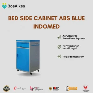 BED SIDE CABINET ABS BLUE INDOMED