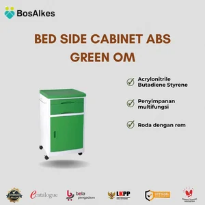 BED SIDE CABINET ABS GREEN OM