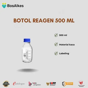 BOTOL REAGEN KIMIA 500 ML
