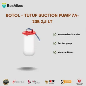 BOTOL + TUTUP SUCTION PUMP 7A-23B  2.5 LT