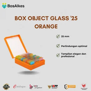 BOX OBJECT GLASS '25 ORANGE