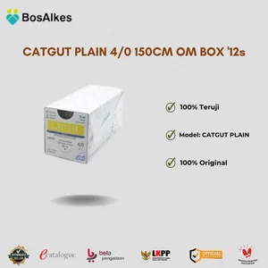 CATGUT PLAIN 4/0 150CM OM BOX '12s