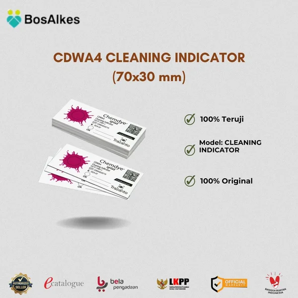 CDWA4 CLEANING INDICATOR ( 70x30 mm )