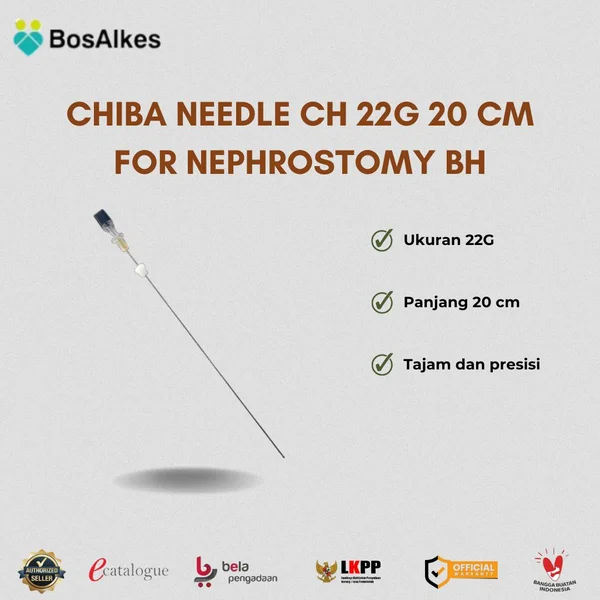 CHIBA NEEDLE CH 22G 20 CM FOR NEPHROSTOMY BH