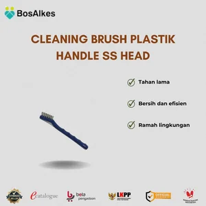CLEANING BRUSH PLASTIK HANDLE SS HEAD