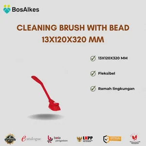 CLEANING BRUSH WITH BEAD 13X120X320 MM