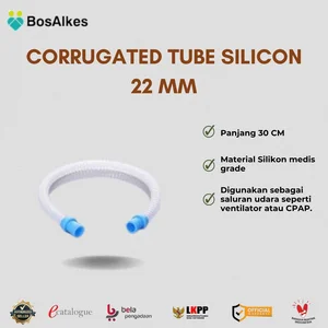 CORRUGATED TUBE SILICON 30 CM 22 MM