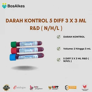 DARAH KONTROL 5 DIFF 3 X 3 ML R&D ( N/H/L )