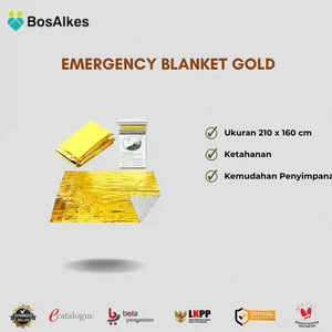 EMERGENCY BLANKET GOLD 210x160 CM
