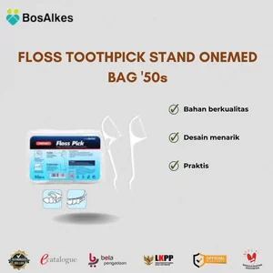 TUSUK GIGI BENANG / FLOSS TOOTHPICK STAND ONEMED BAG '50s