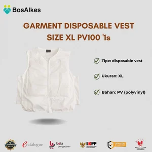 GARMENT DISPOSABLE VEST SIZE XL PV100 '1s
