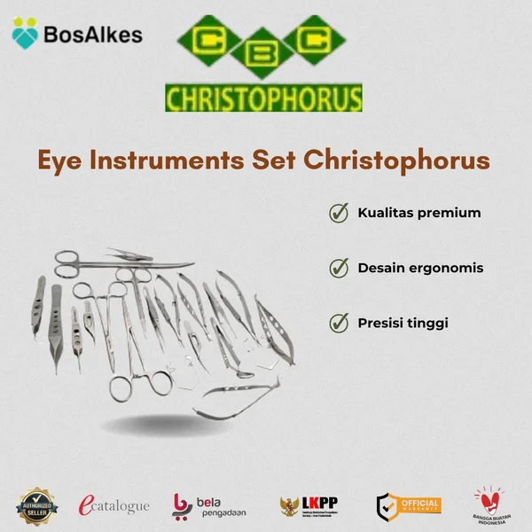 Alat Bedah Christophorus Eye Instruments Set 