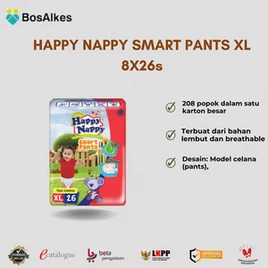 HAPPY NAPPY SMART PANTS XL 8X26s