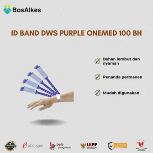 GELANG PASIEN ONEMED ID BAND DWS PURPLE 100 BH