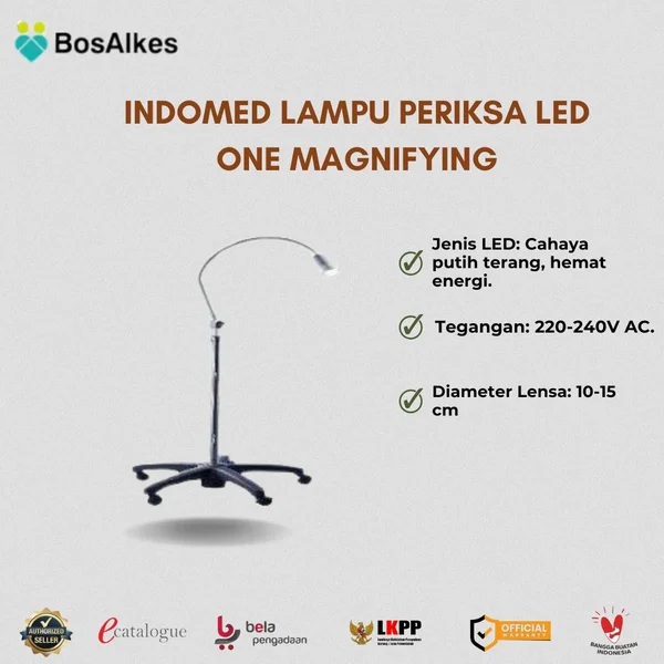 INDOMED LAMPU PERIKSA LED ONE MAGNIFYING