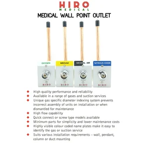Medical Wall Gas Medis Outlet High Flow Capability