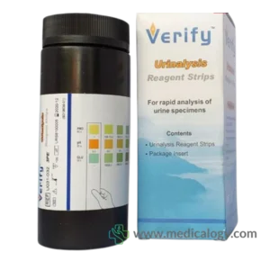 Alat Tes Urine Verify Strip 3 Parameter per Botol isi 100 pcs