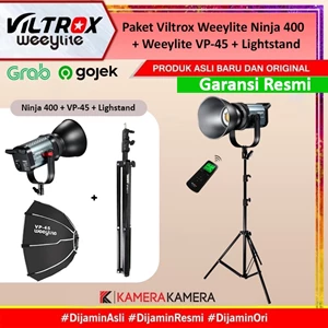 Aksesoris Kamera Paket Viltrox Weeylite Ninja 400 + Weeylite Vp-45 + Lightstand