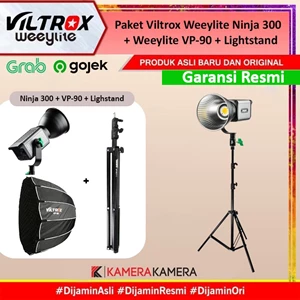 Aksesoris Kamera Paket Viltrox Weeylite Ninja 300 + Weeylite Vp-90 + Lightstand