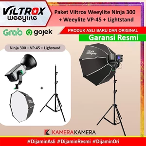 Aksesoris Kamera Paket Viltrox Weeylite Ninja 300 + Weeylite Vp-45 + Lightstand