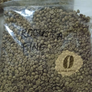 Biji Kopi Robusta Fine Green Coffee Bean 1 Kg