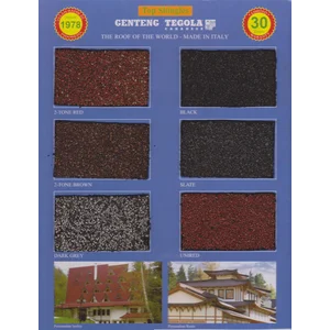 Atap Genteng Bitumen Tegola Top Shingle