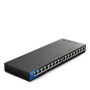 Network Hubs And Switch Linksys Switch Poe Gigabit Unmanaged 16-Port