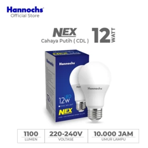 Lampu Led Hannochs Nex 12 Watt Cahaya Putih