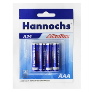 Hannochs Aaa Alkaline Batteries - 4 Pcs