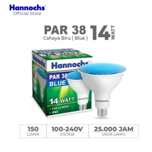 Lampu Led Hannochs Par 38 B - 14 Watt - Cahaya Biru