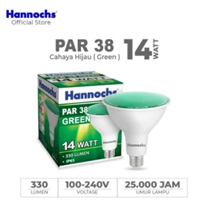 Hannochs Par 38 G Led Lamp - 14 Watts - Green Light