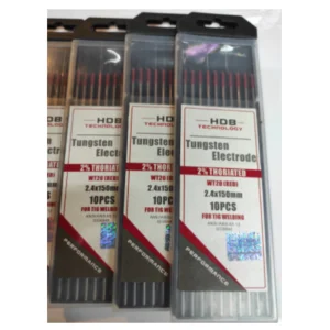 Jarum / Kawat Las Tungsten Hdb Wt20 2.4Mm X 150Mm Warna Merah Produk Amerika