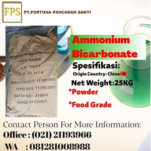 Ammonium Bicarbonate Food Substitute Filler