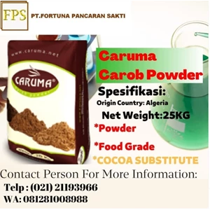 Caruma Carob Powder Chocolate Alternative Pewarna Makanan