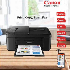 Printer Multifungsi Canon Pixma TR4570S Wi-Fi Duplex AiO (All n One) Printer + ADF Print A4 - Scan F4 - Copy A4