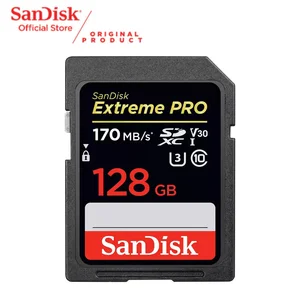 SanDisk SDXC Extreme Pro U3 V30 200MBps - 128GB For 4k