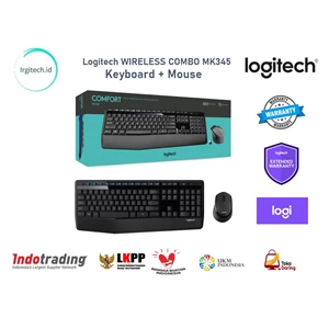 Logitech MK345 Combo Keyboard dan Mouse Wireless 
