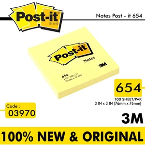 Kertas Memo Post-It 654 3M