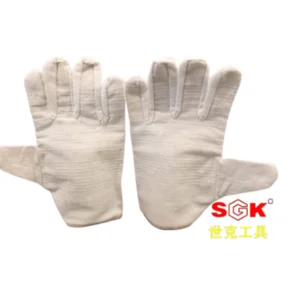 24 Stripes Canvas Safety Gloves / Anti Rust Gloves