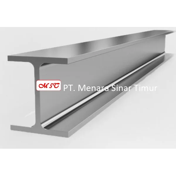 Besi Balak INP atau I Beam 100 x 50 x 4.5 x 6.8 x 3mm