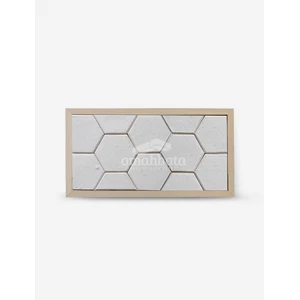 Hexagon White Paste Bricks