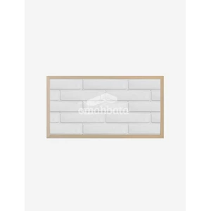 White Bevel Homogeneous Paste Bricks