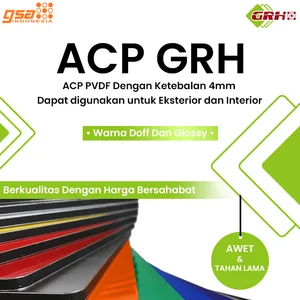 Acp Aluminium Composite Panel Grh Pvdf 4Mm
