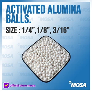Activated Alumina Balls Ukuran 1/4 Inch