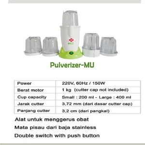 Blender Obat Sci Pulverizer Mu