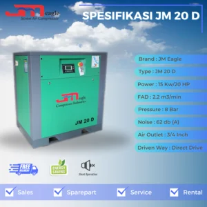 Kompresor Angin / Compressor Screw JM 20 D