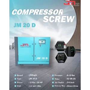 Air Compressor dryer system Kompresor Udara Tipe JM 20 D