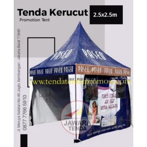 Tenda Kerucut Stand Booth Branding